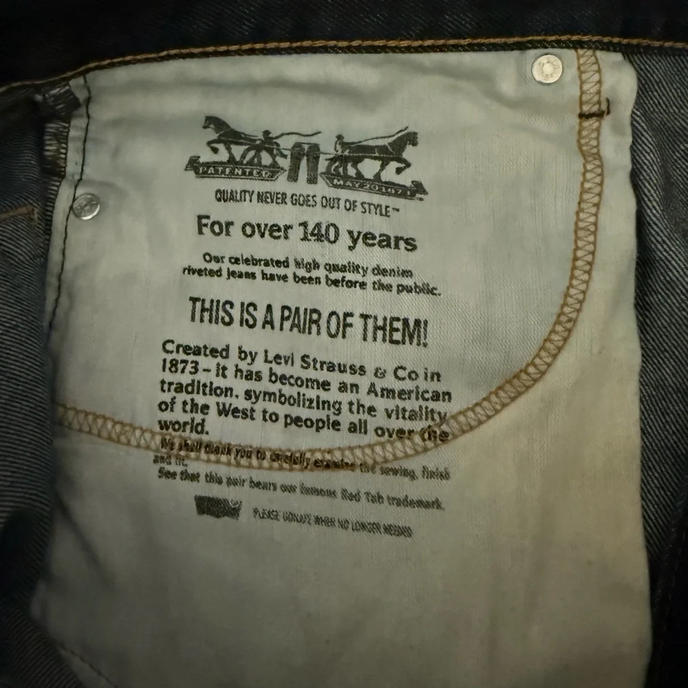 Classic Deep Blue Straight Men's Jeans